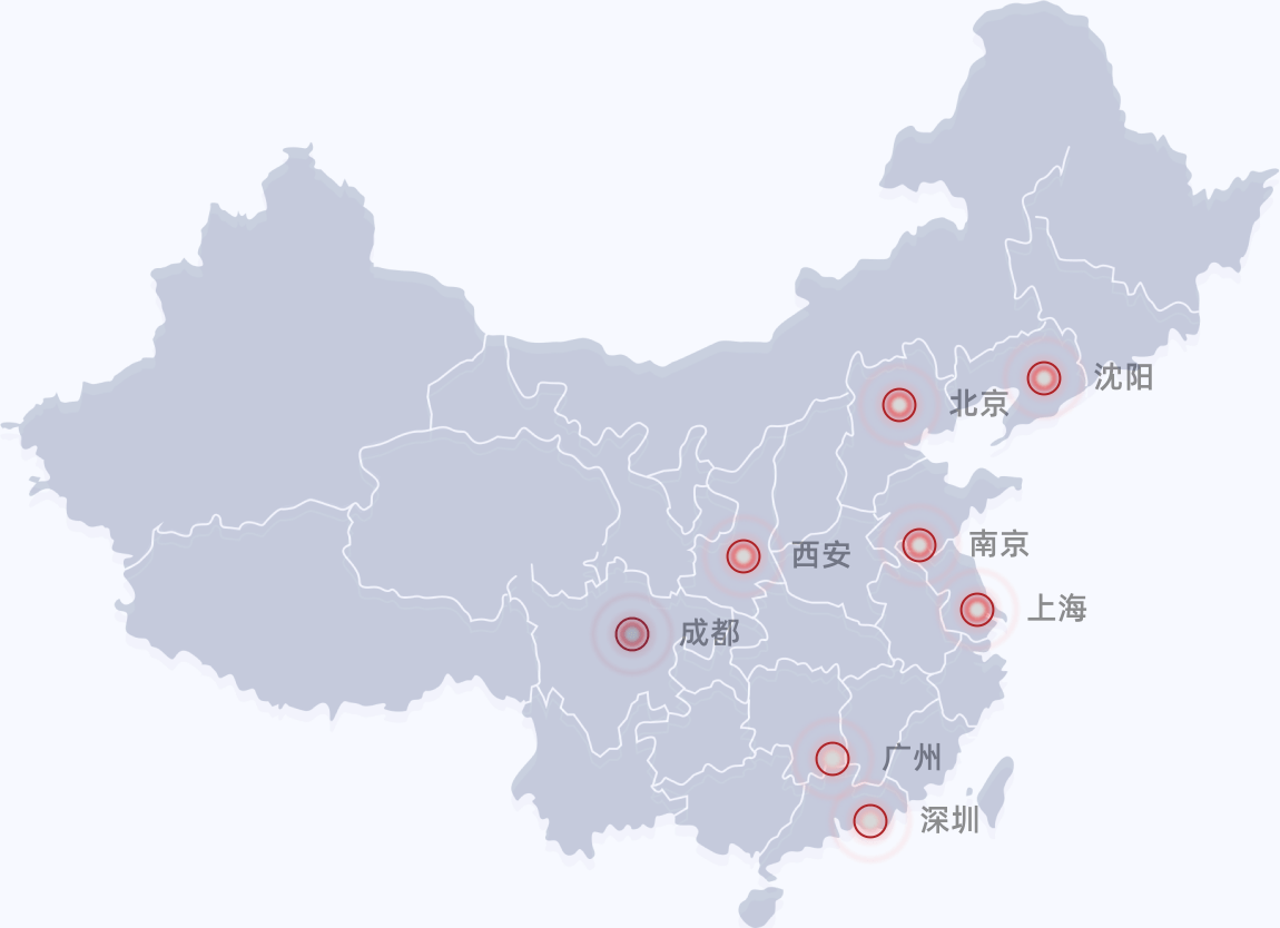 BETA理财师机构全国分布地图